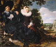 Marriage Portrait of Isaac Massa en Beatrix van der Laen